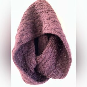 Banana Republic Infinity Scarf Plum Woven
